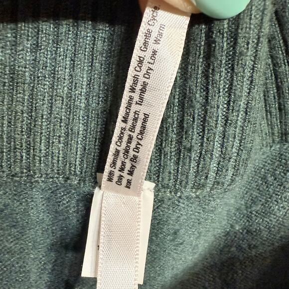 Soma Green Knit Jogger Lounge Pull On Pants Sz M - Picture 8 of 13